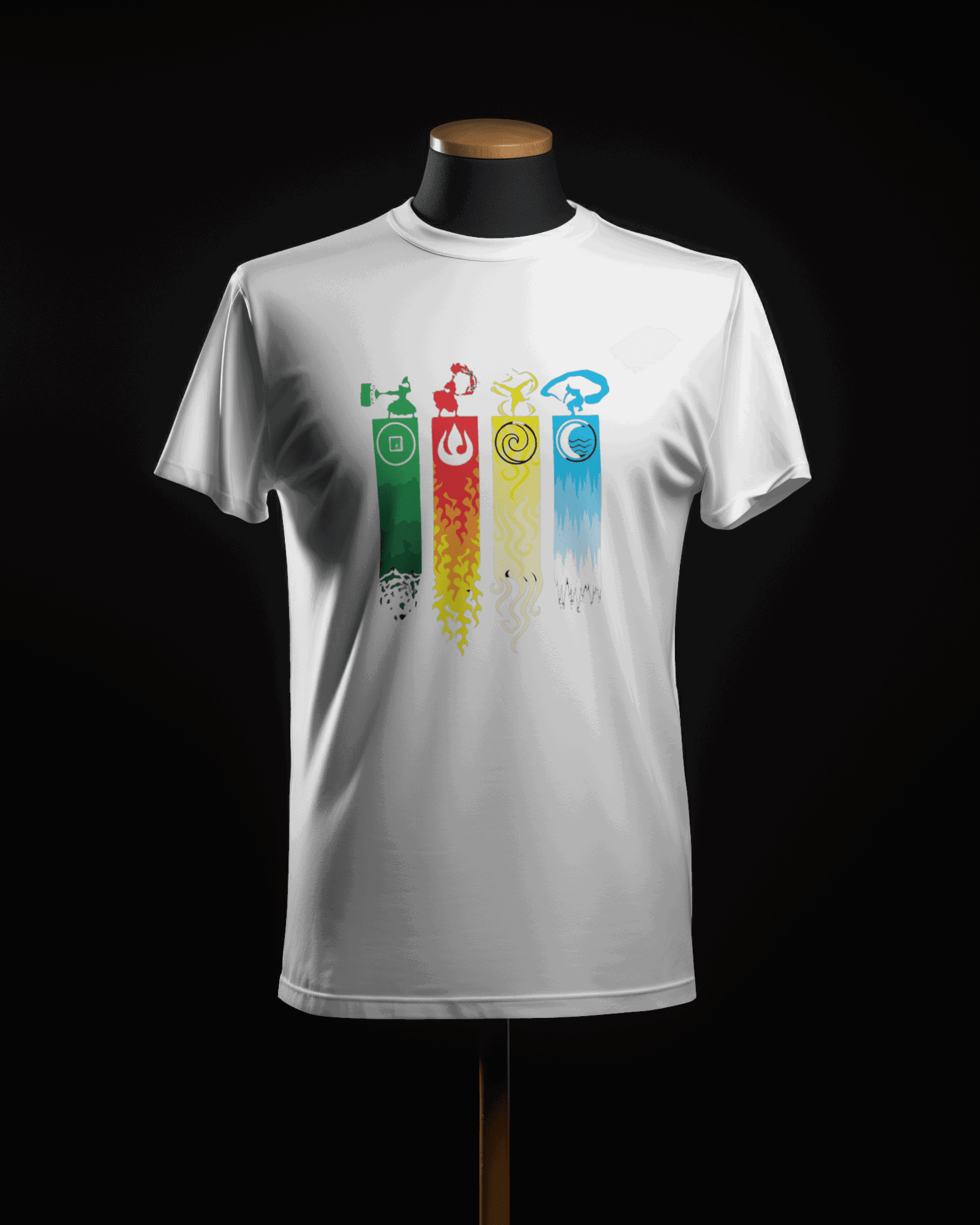 Avatar All Kingdom Flags| Oversized T-Shirt | Anime - CHRONICLES