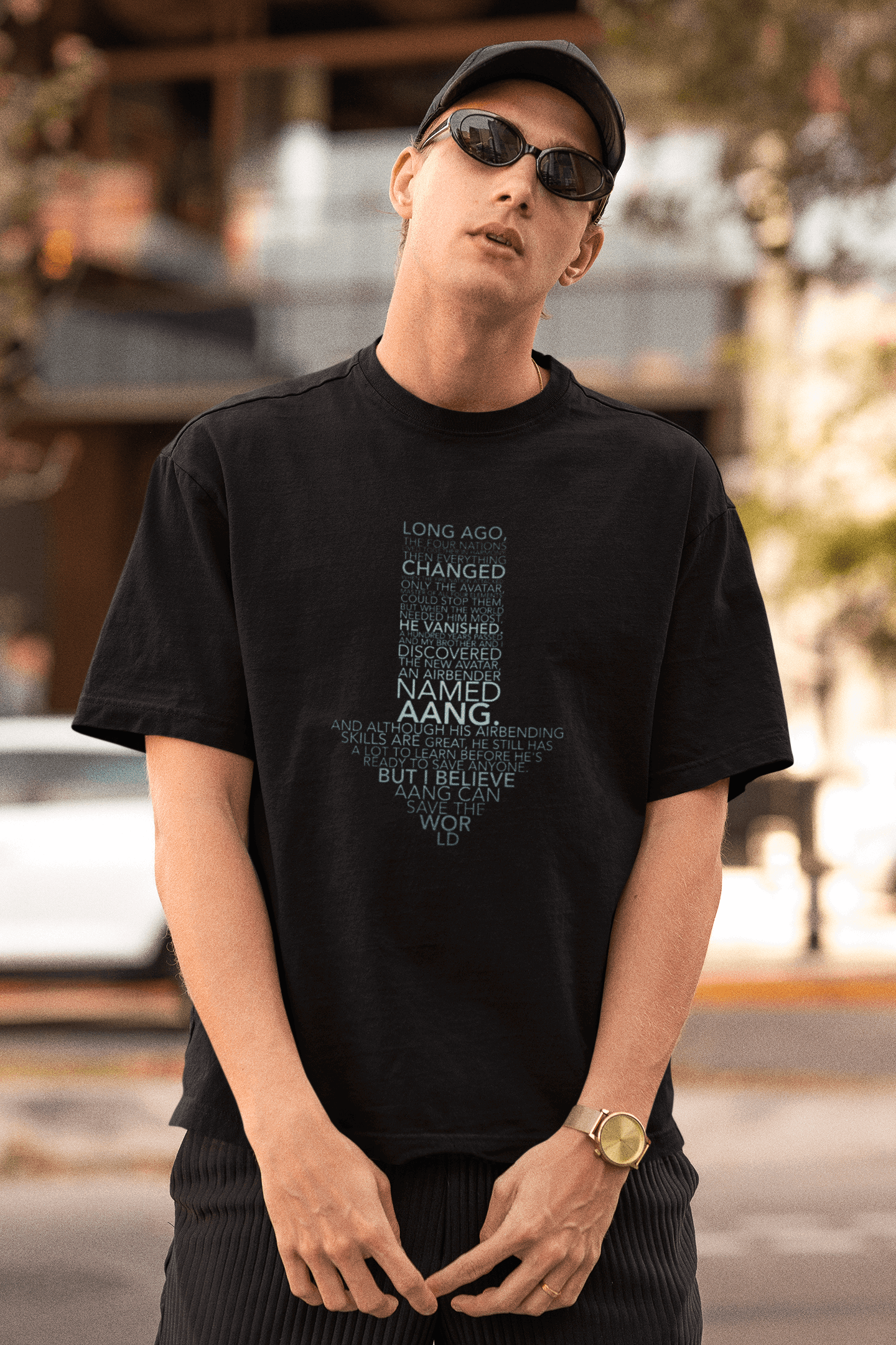 Avatar Arrow With It's Story | Oversized T-Shirt | Anime - CHRONICLES