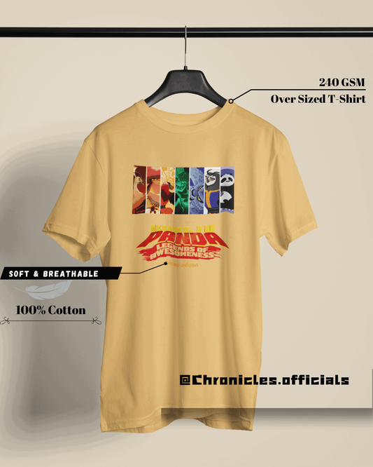 Awesome Panda (Kung Fu Panda) | Oversized T-Shirt | Kung Fu Panda - CHRONICLES