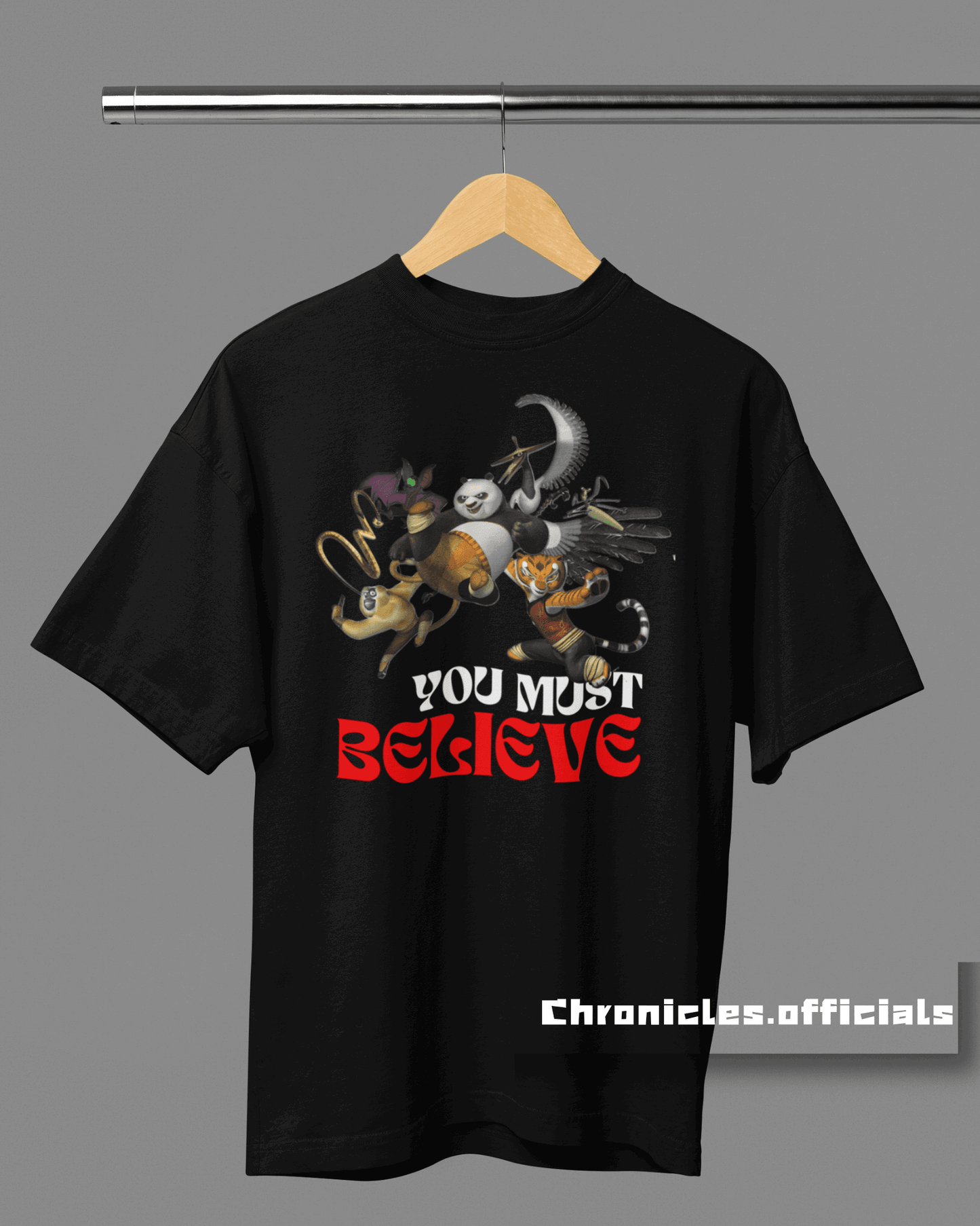 Believe | Oversized T-Shirt | Kung Fu Panda - CHRONICLES