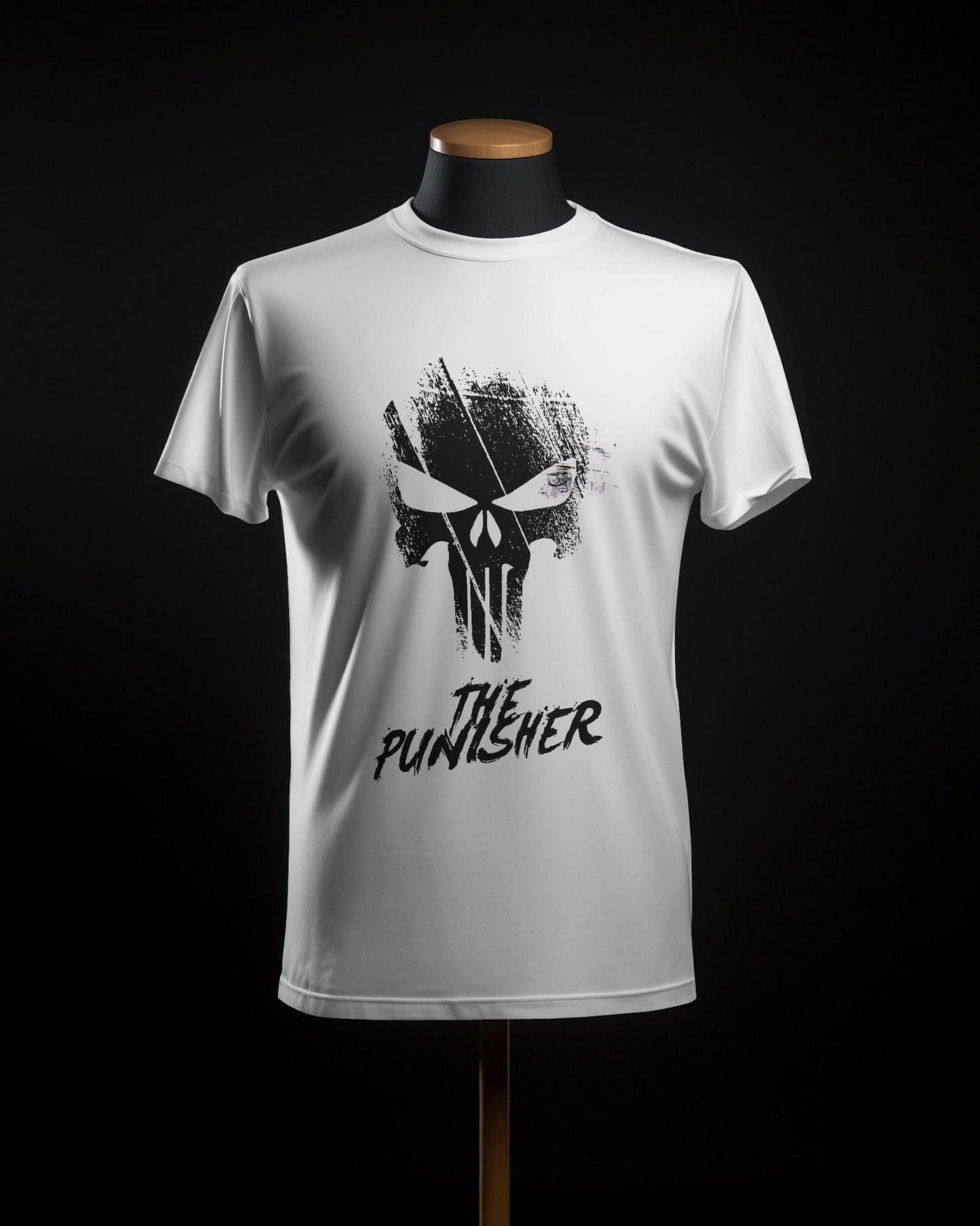 Black and White Skull | Oversized T-Shirt | The Punisher - CHRONICLES