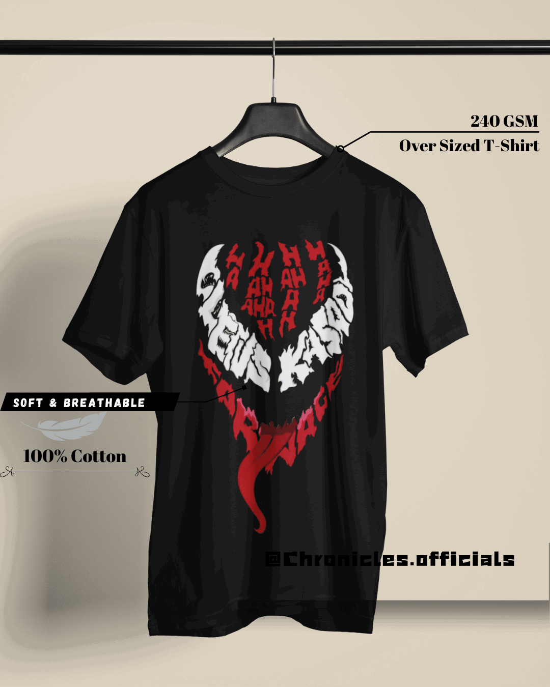 Carnage Cletus Kasady | Oversized T-Shirt | Marvel - CHRONICLES