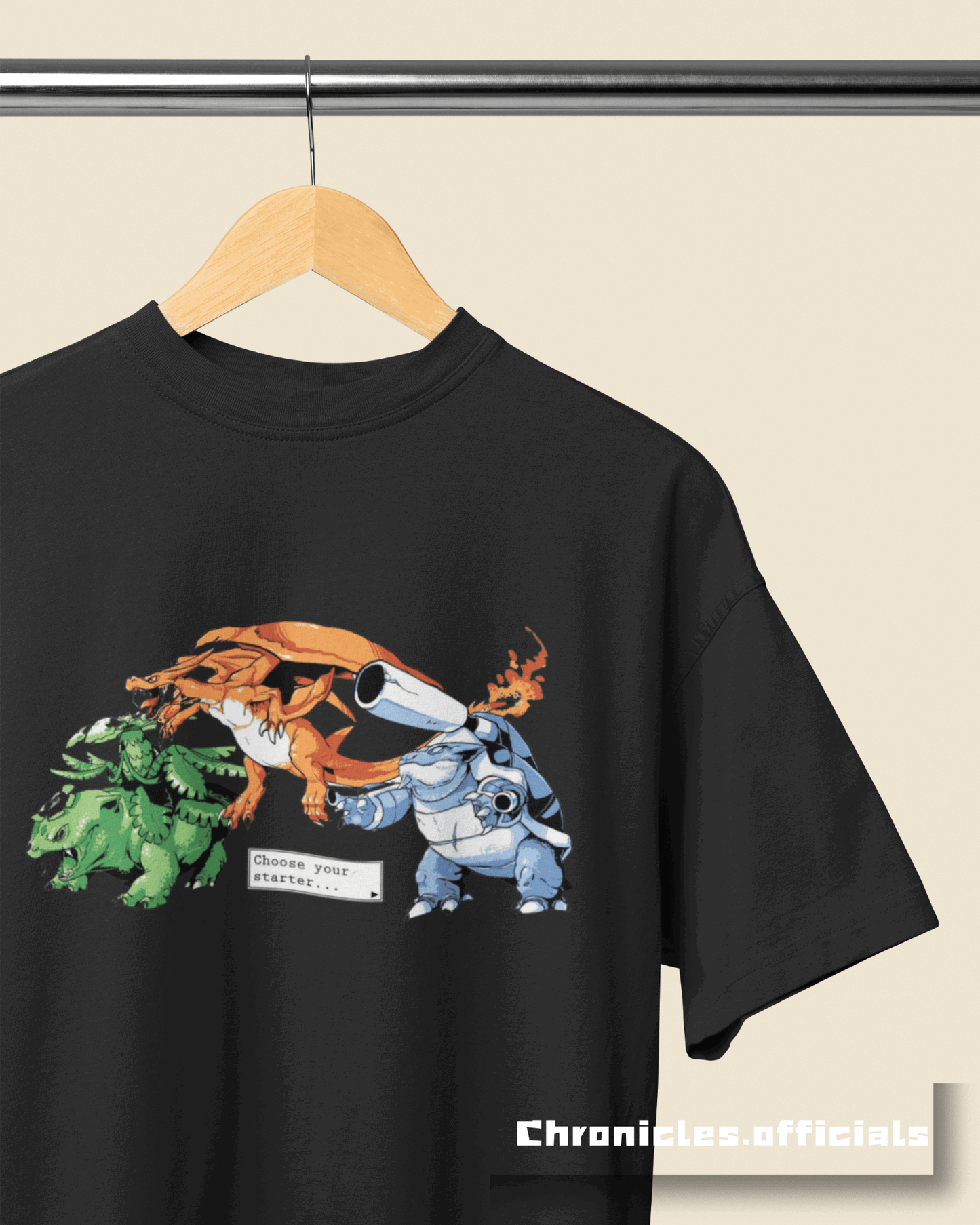 Choose Your Starter | Oversized T-Shirt | Pokémon - CHRONICLES