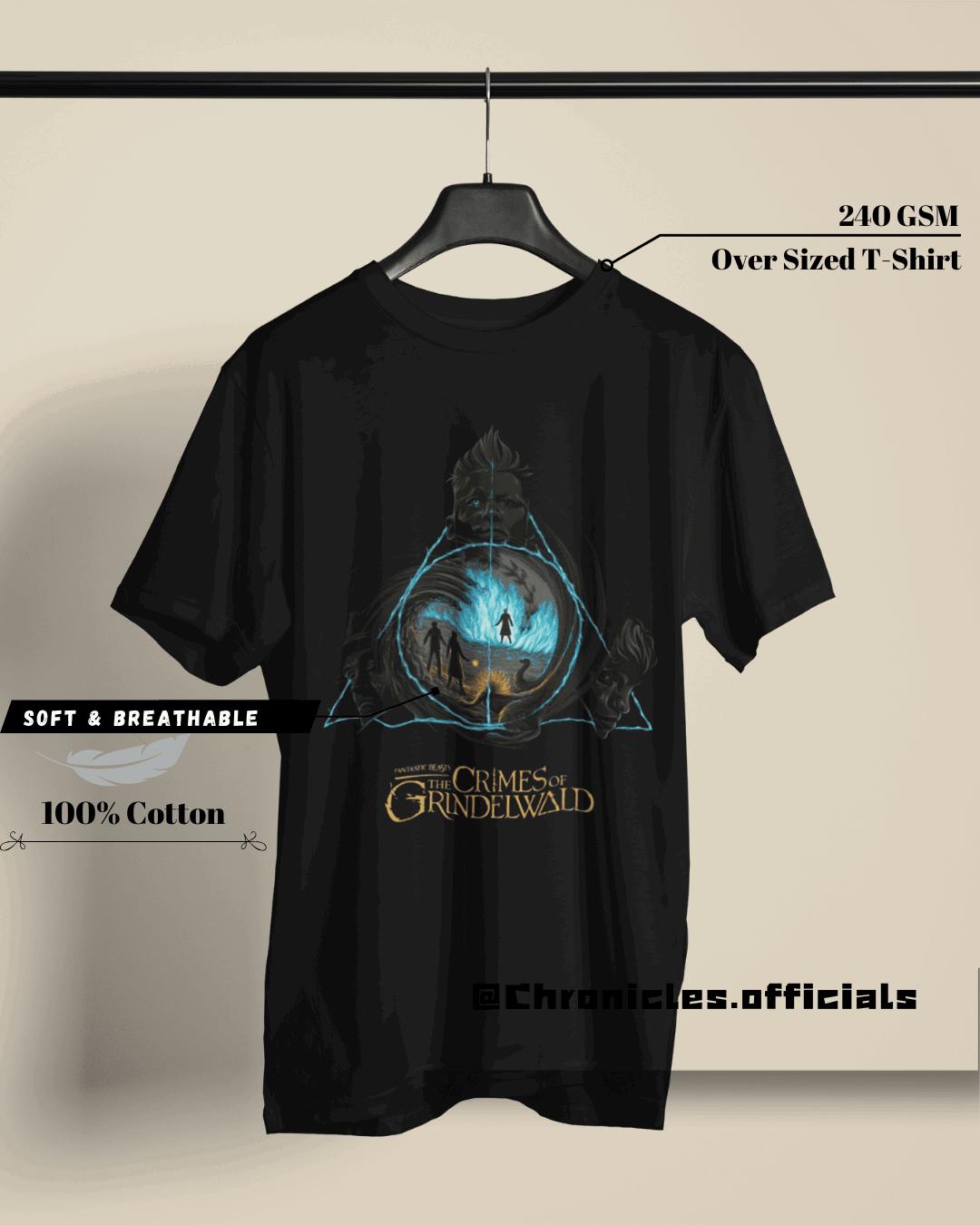 Crimes Of Grindelwald | Oversized T-Shirt | HARRY POTTER - CHRONICLES