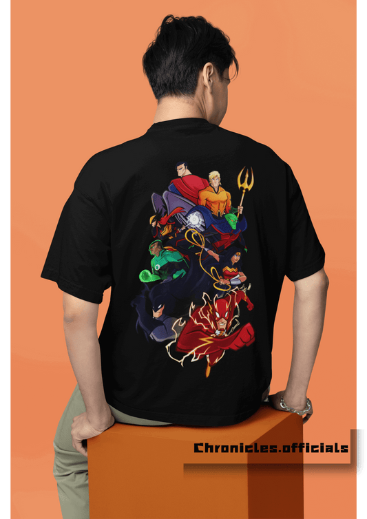 DC"JUSTICE LEAGUE" | Oversized T-Shirt | DC Official - CHRONICLES