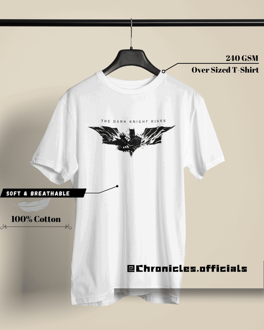 Dark Knight Centre heart logo  | Oversized T-Shirt | DC Official - CHRONICLES