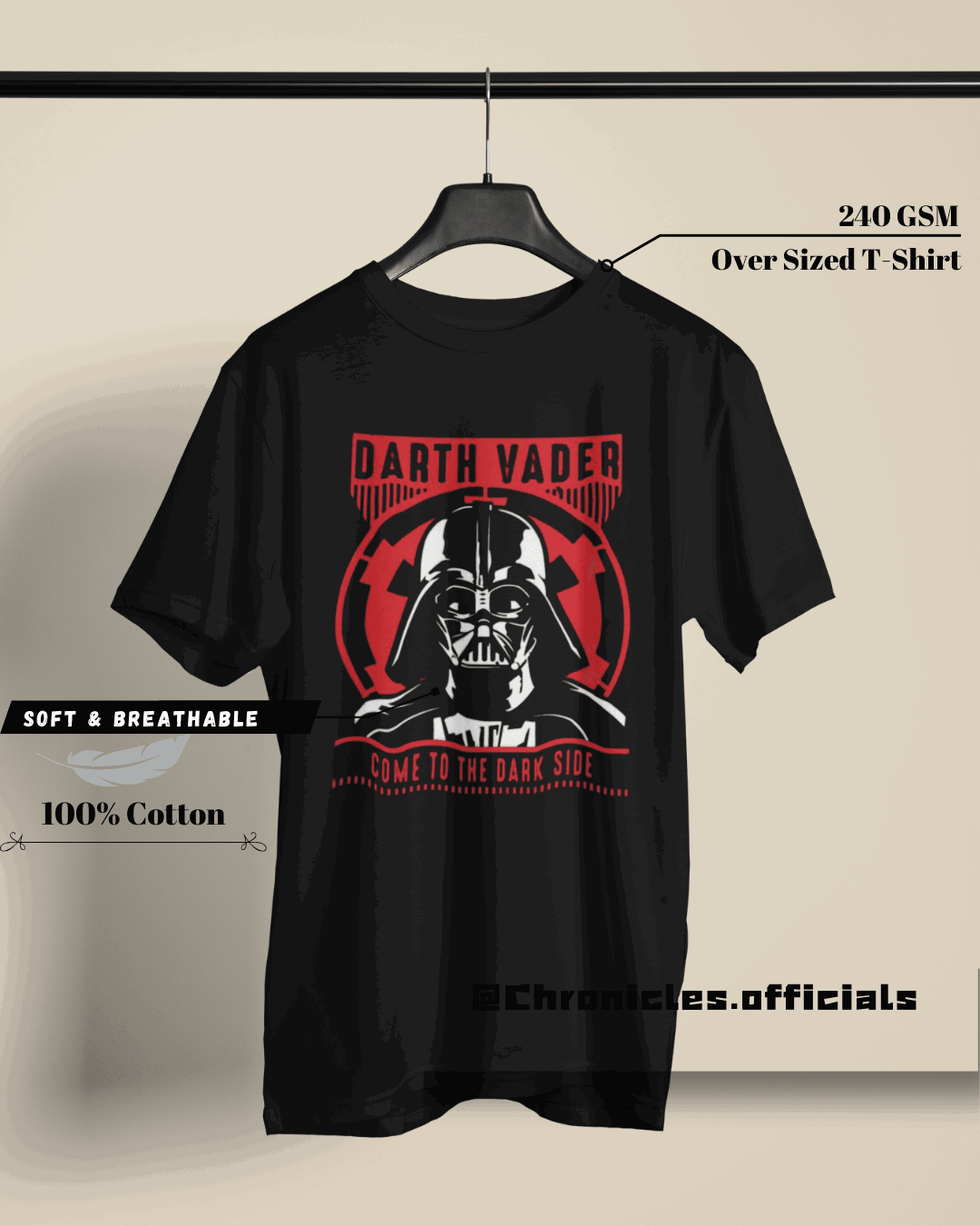 Darth Vader (Star Wars) | Oversized T-Shirt | Star Wars - CHRONICLES