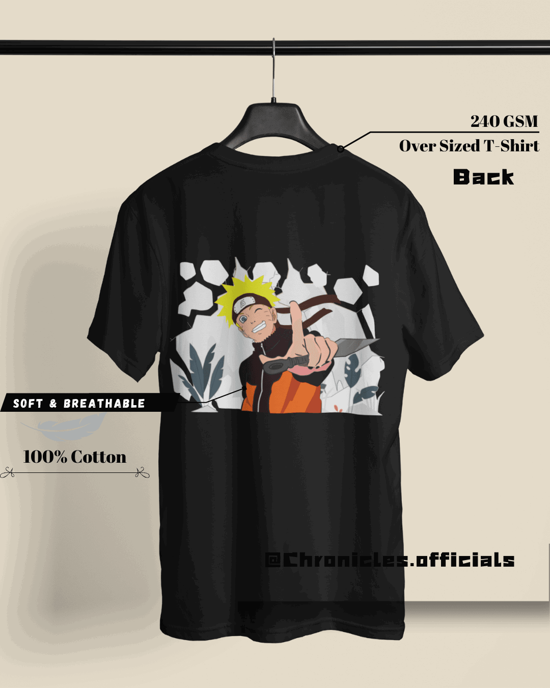 Dattebayo - Naruto | Oversized T-Shirt | Naruto - CHRONICLES