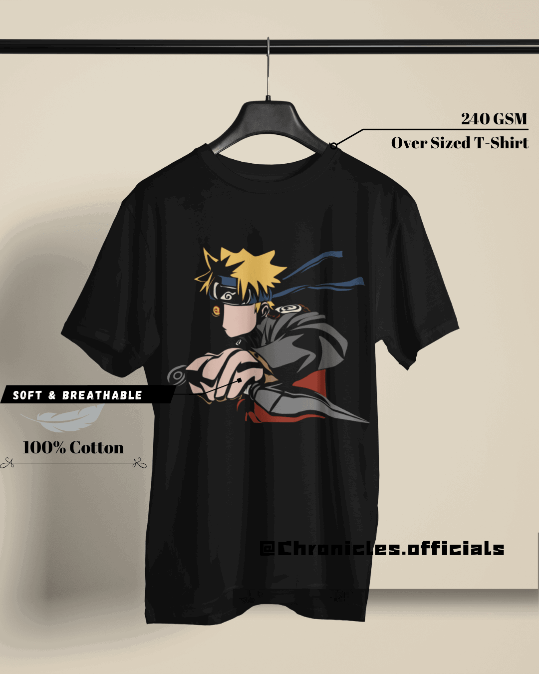 Dattebayo - Naruto | Oversized T-Shirt | Naruto - CHRONICLES