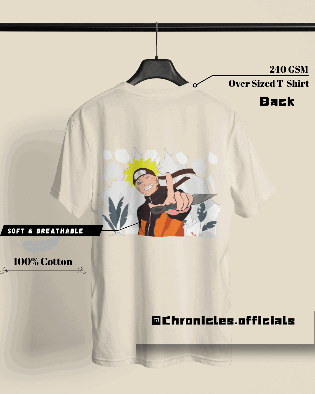 Dattebayo - Naruto | Oversized T-Shirt | Naruto - CHRONICLES