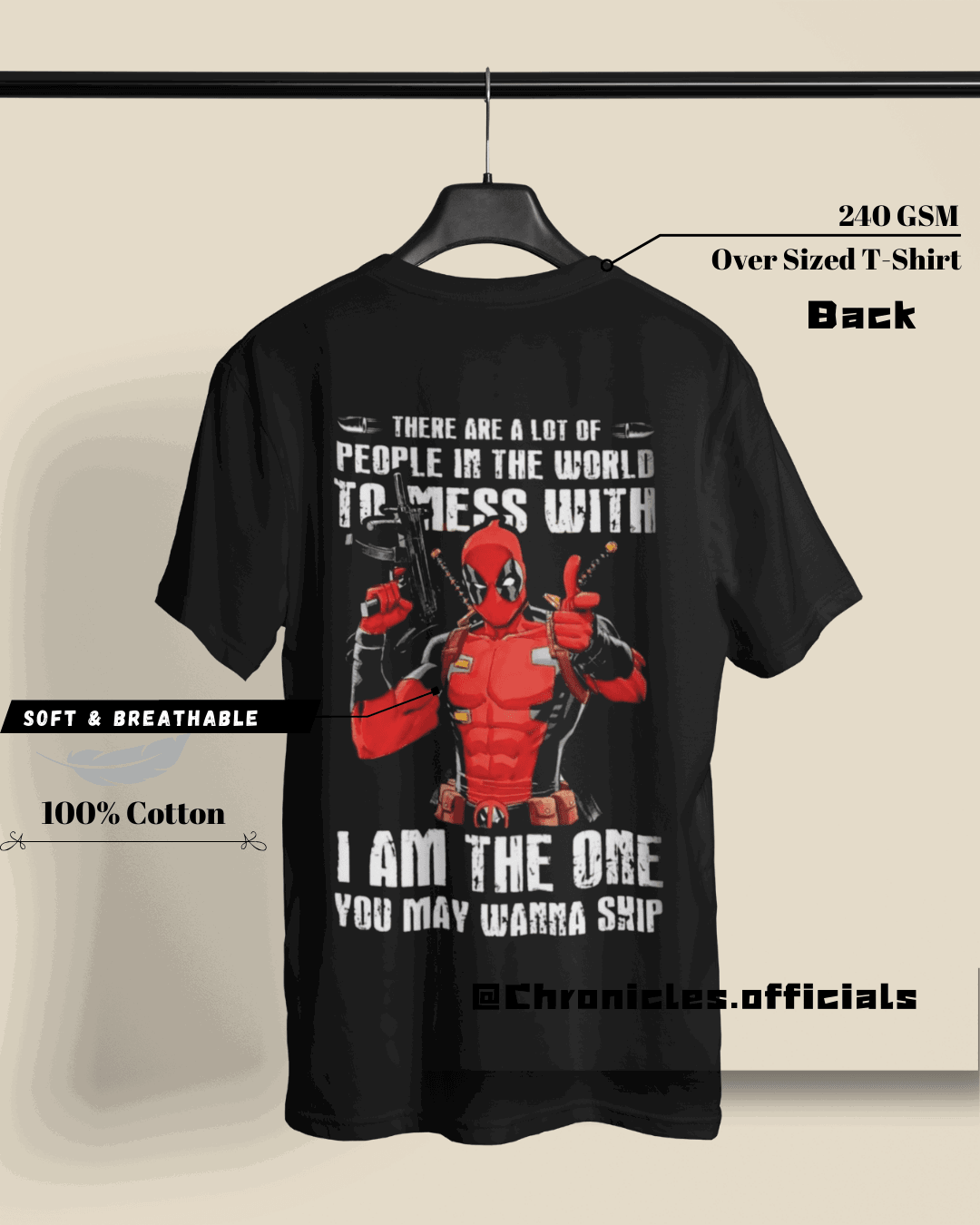 Deadpool Finding Francis | Oversized T-Shirt | Marvel - CHRONICLES