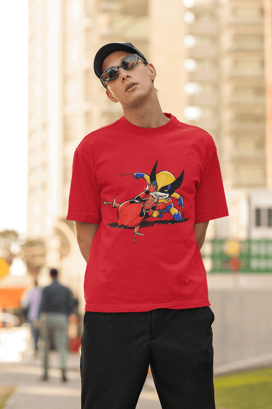 Deadpool X Wolverine | Oversized T-Shirt | Marvel - CHRONICLES