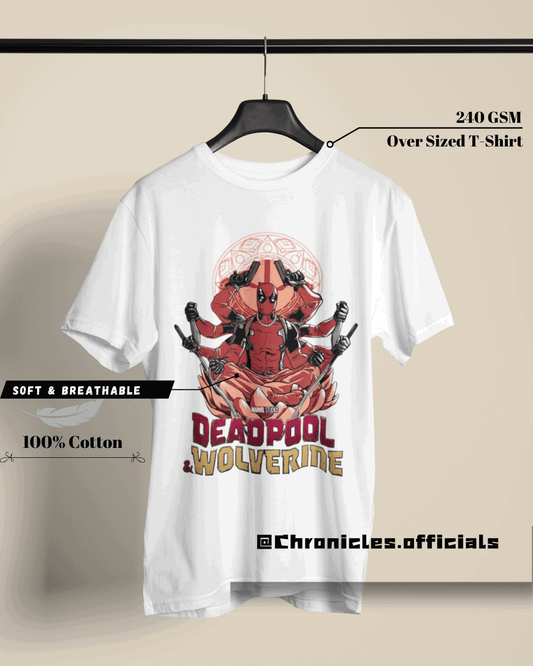 Deadpool and Wolverine Marvel's Saviors | Oversized T-Shirt | Marvel - CHRONICLES