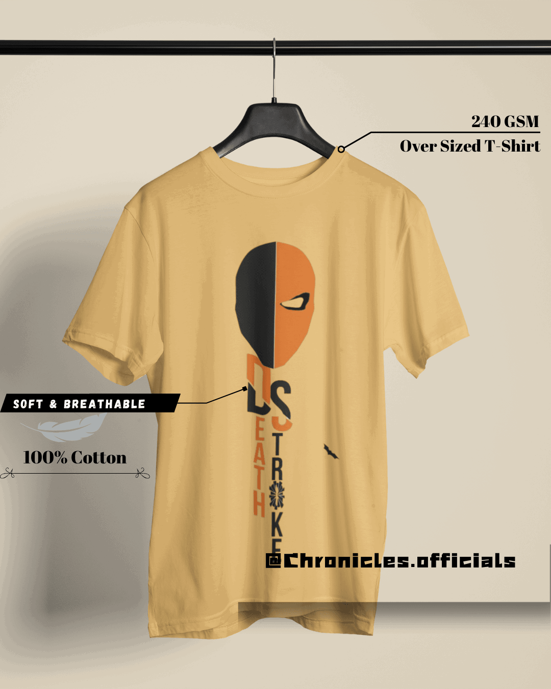DeathStroke | Oversized T-Shirt | DC Official - CHRONICLES