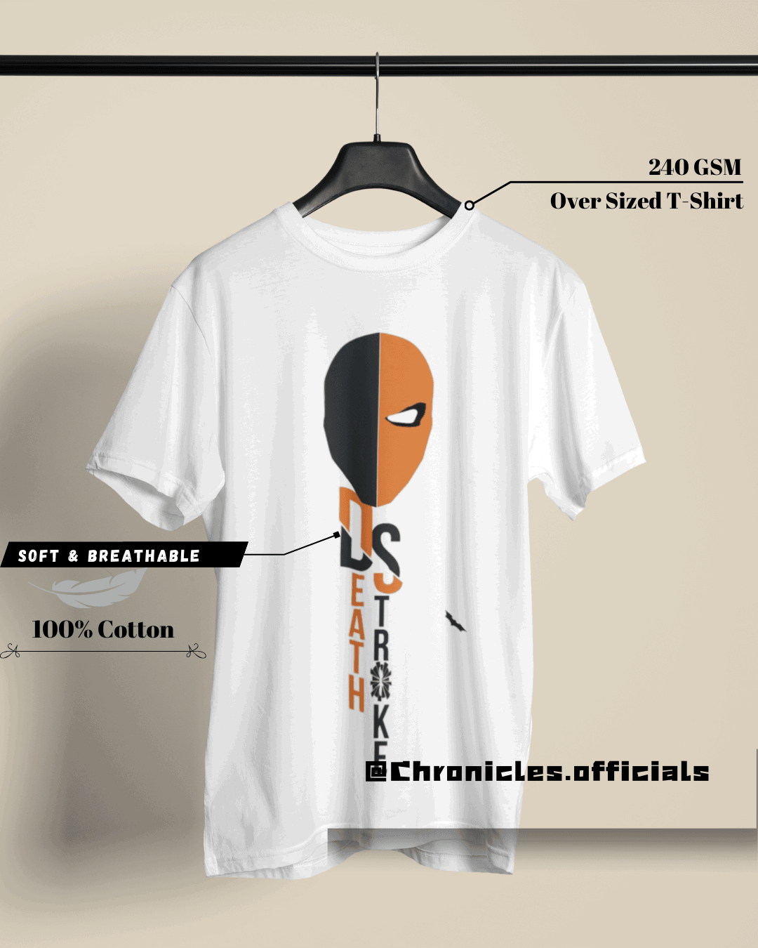 DeathStroke | Oversized T-Shirt | DC Official - CHRONICLES