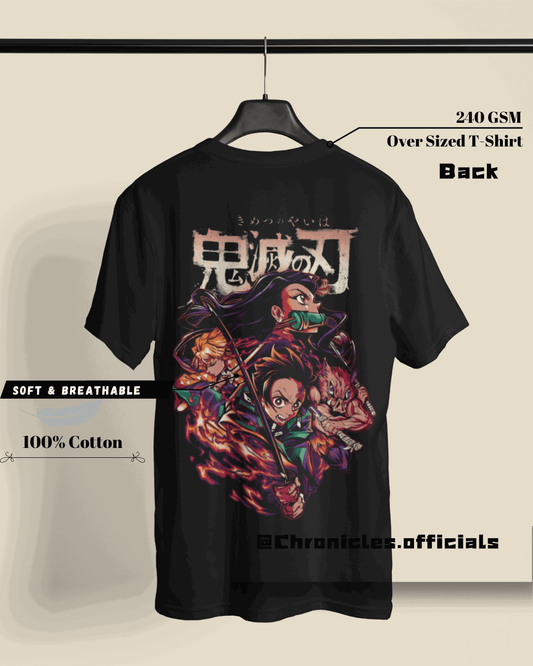 Demon Slayer "Kimetsu No Yaiba"| Oversized T-Shirt | Demon Slayer - CHRONICLES