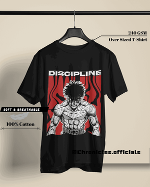 Discipline The Ultimate Power | Oversized T-Shirt | Hajime No Ippo