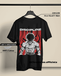 Discipline The Ultimate Power | Oversized T-Shirt | Hajime No Ippo - CHRONICLES