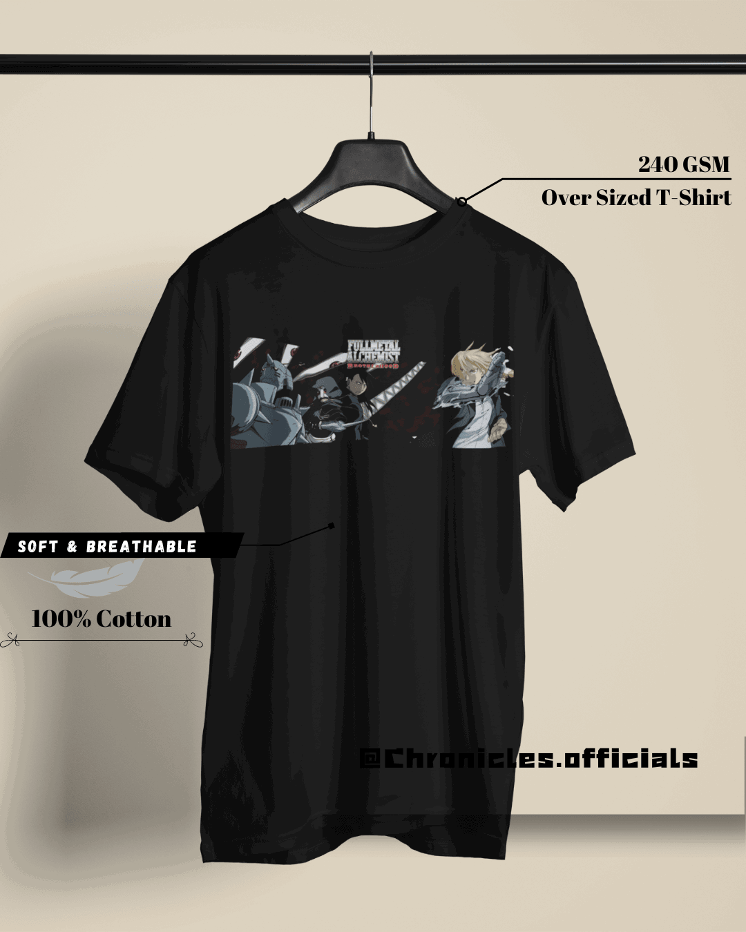 Edward and Alphonse - Kill 'em all | Oversized T-Shirt | Full Metal Alchemist - CHRONICLES