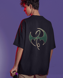 Facial Print | Oversized T-Shirt | Iron Fist - CHRONICLES