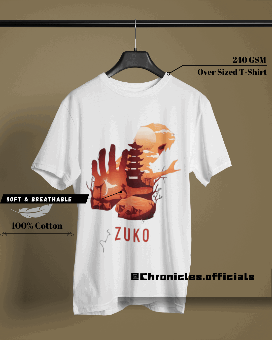 Fire academy of Benders | Oversized T-Shirt | AVATAR - CHRONICLES