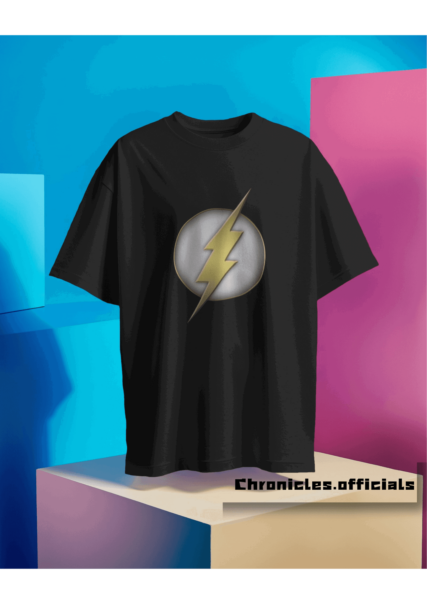 Flash 'Classic Logo'  | Oversized T-Shirt | DC Official - CHRONICLES