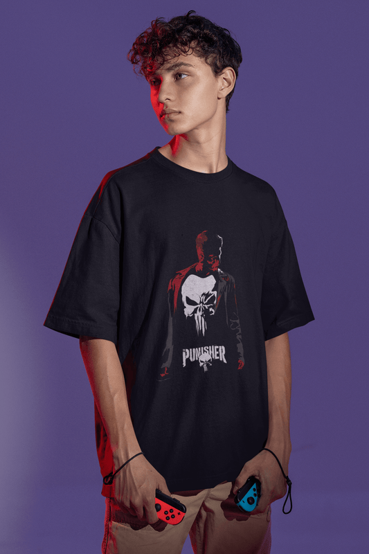 Frank's Back Pose | Oversized T-Shirt | The Punisher - CHRONICLES