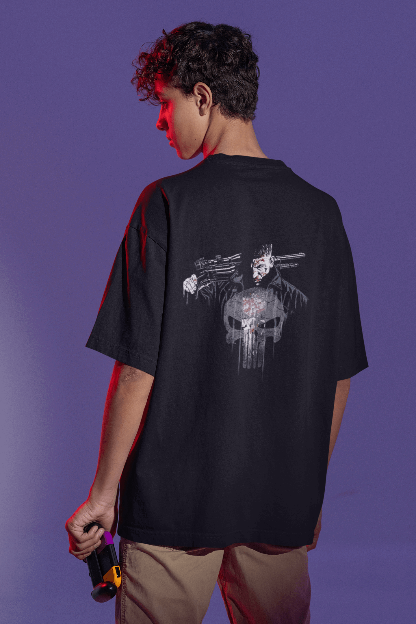 Frank's Back Pose | Oversized T-Shirt | The Punisher - CHRONICLES