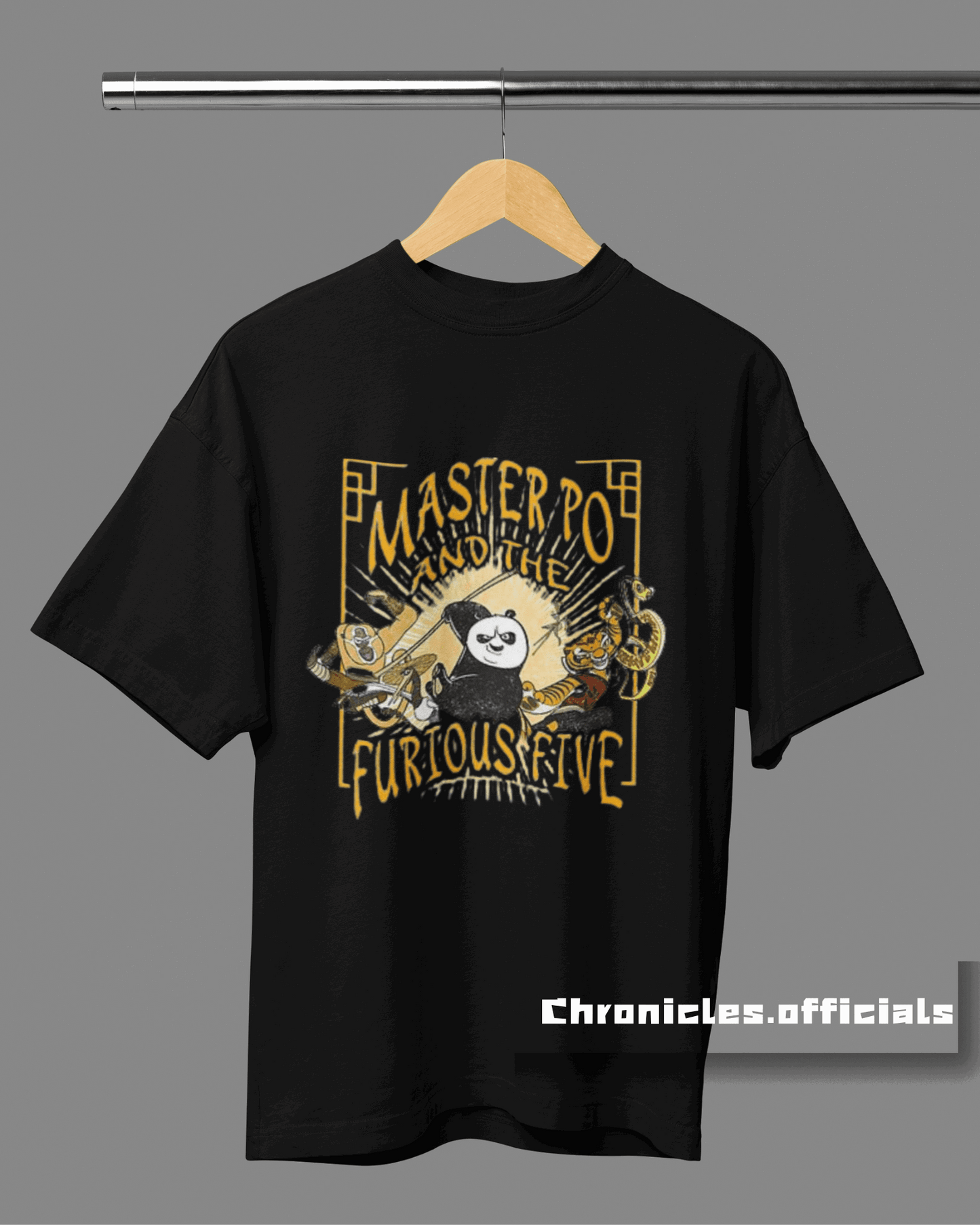 Furious Five   | Oversized T-Shirt | Kung Fu Panda - CHRONICLES