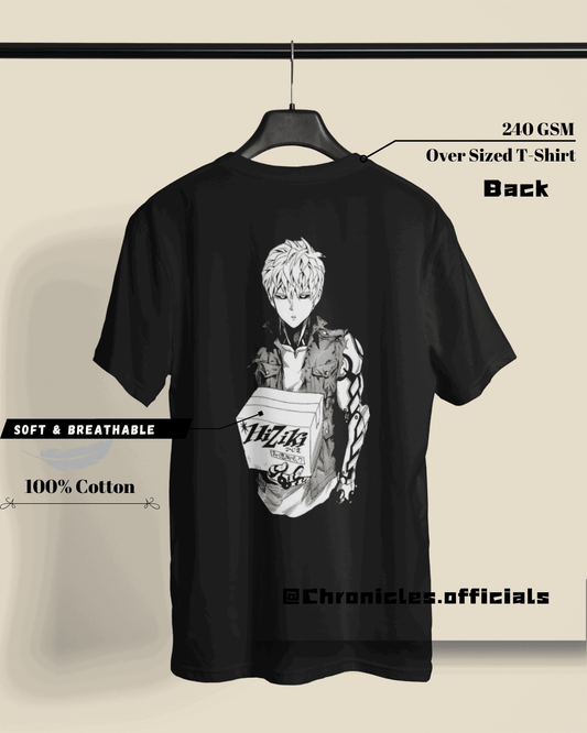 Genos and The Strongest Punch | Oversized T-Shirt | One Punch Man - CHRONICLES
