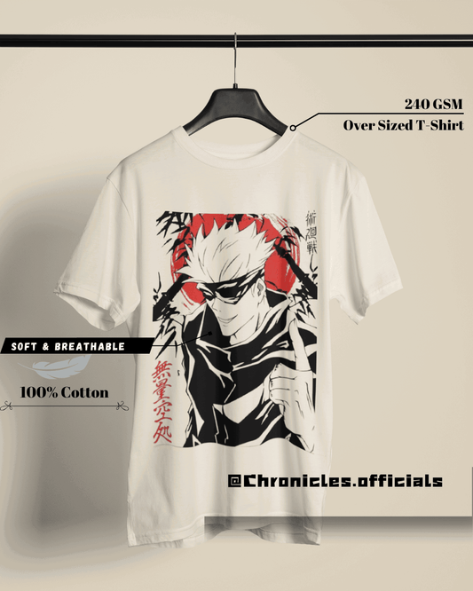 Gojo Sensei - Ofcourse I Will Win | Oversized T-Shirt | Jujutsu Kaisen - CHRONICLES