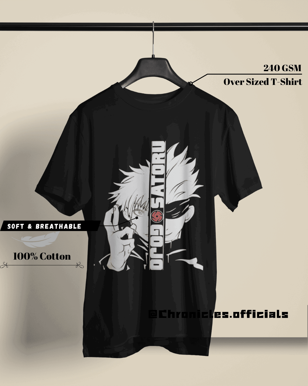 Gojo and The Children | Oversized T-Shirt | Jujutsu Kaisen - CHRONICLES