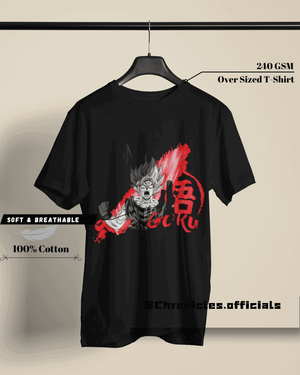 Goku - Get Power Go Crazy | Oversized T-Shirt | DBZ