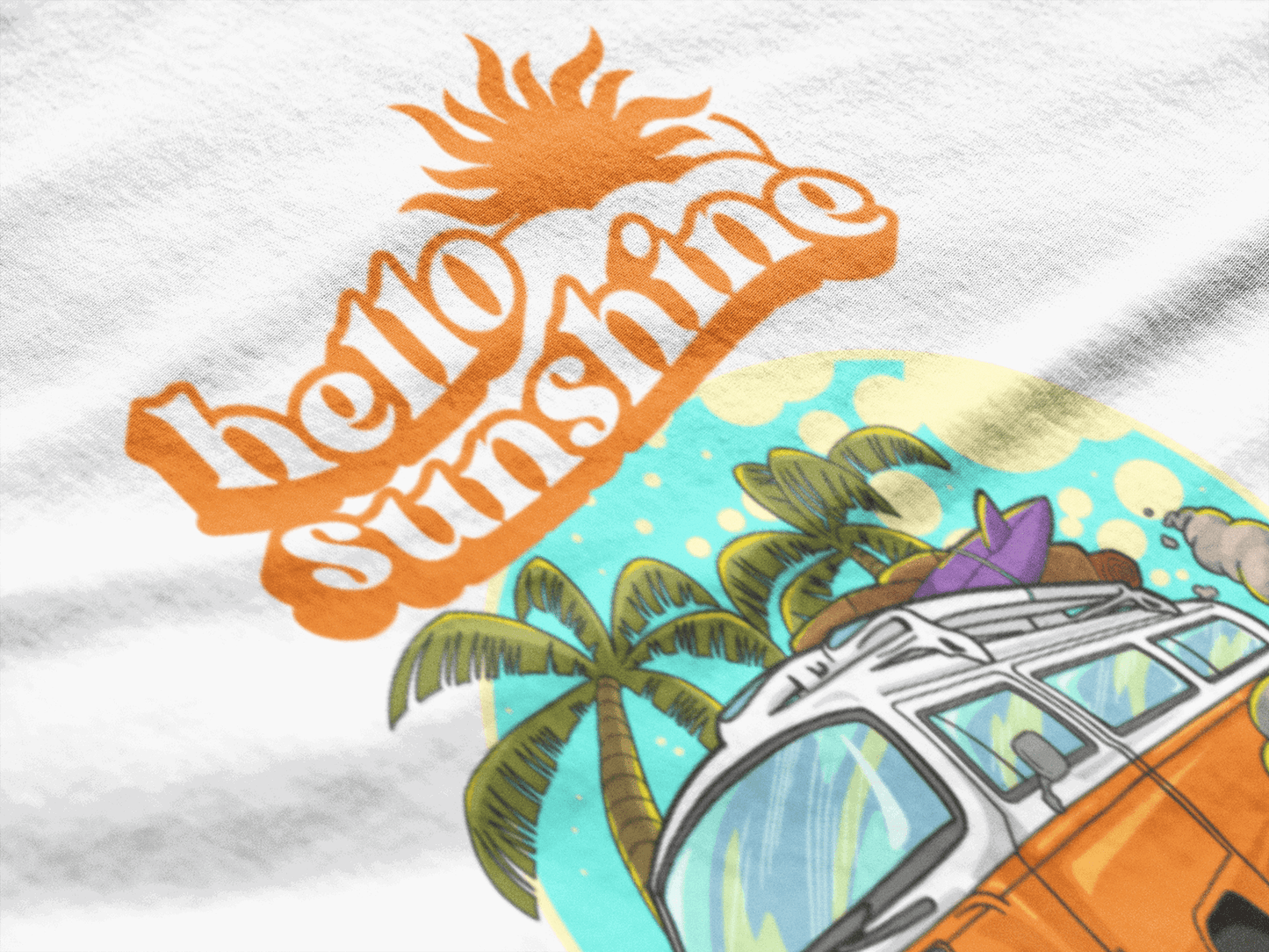 Hello Sunshine | Oversized T-Shirt | TRAVEL & ADVENTURE - CHRONICLES