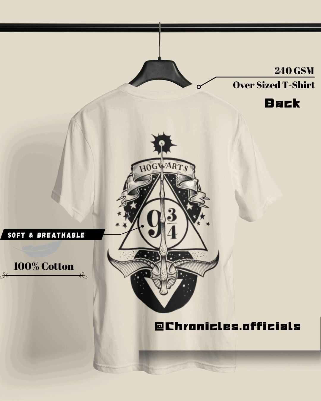 Hogwarts and Memories of It | Oversized T-Shirt | HARRY POTTER - CHRONICLES