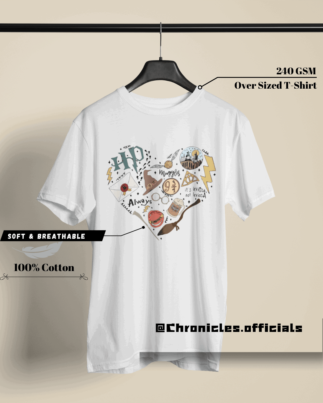 Hp - The things you Love | Oversized T-Shirt | HARRY POTTER - CHRONICLES