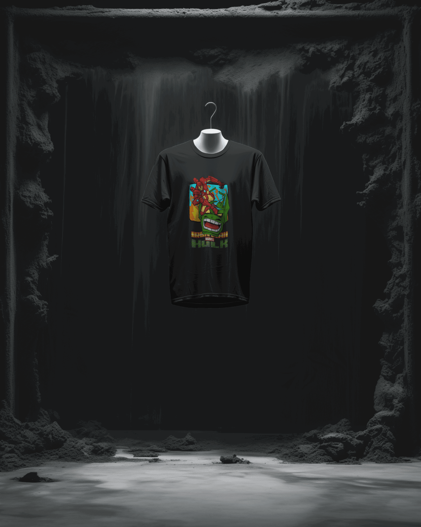 Hulk X Iron Man | Oversized T-Shirt | Marvel - CHRONICLES