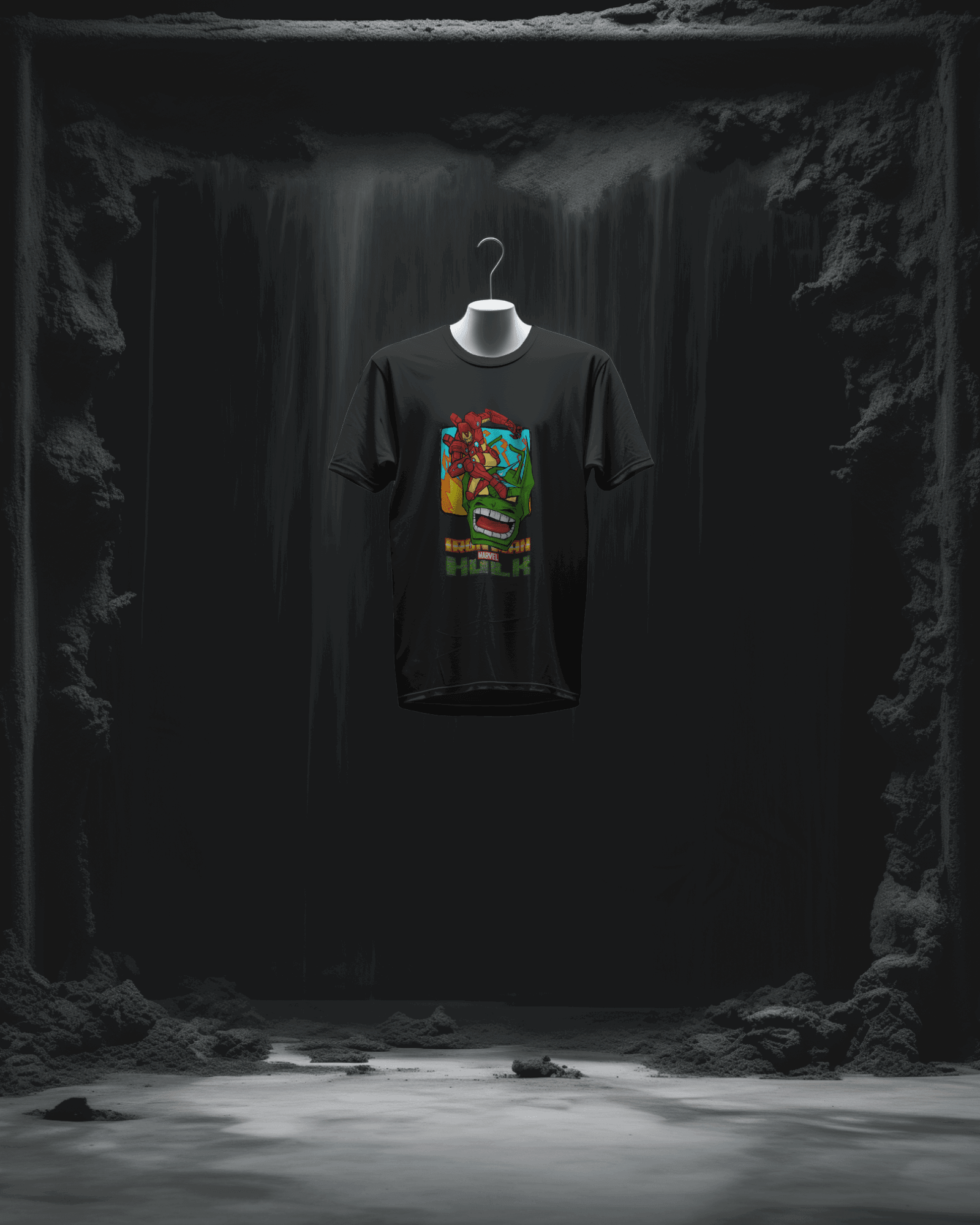 Hulk X Iron Man | Oversized T-Shirt | Marvel - CHRONICLES