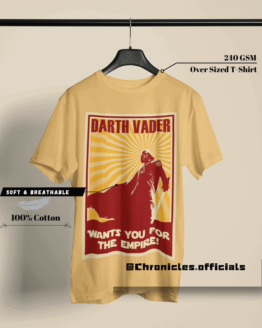 I want you - Darth Vader (Star Wars) | Oversized T-Shirt | Star Wars - CHRONICLES
