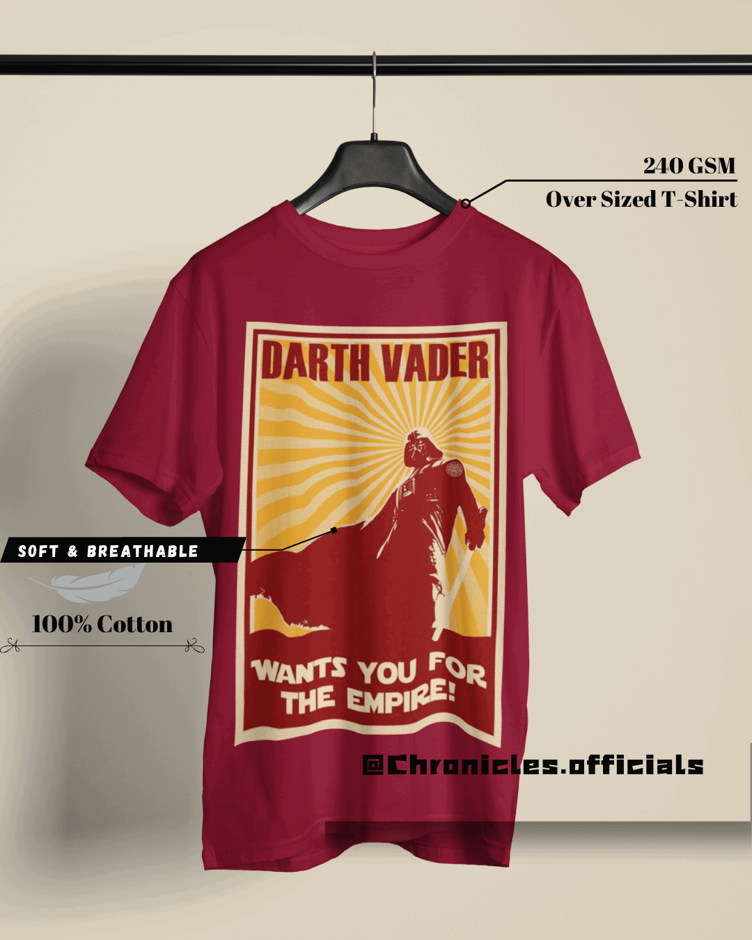 I want you - Darth Vader (Star Wars) | Oversized T-Shirt | Star Wars - CHRONICLES