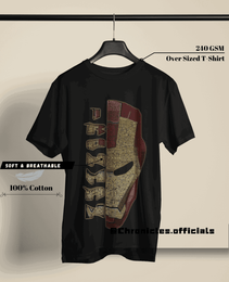 Iron Man - Typography Design| Oversized T-Shirt | Marvel - CHRONICLES