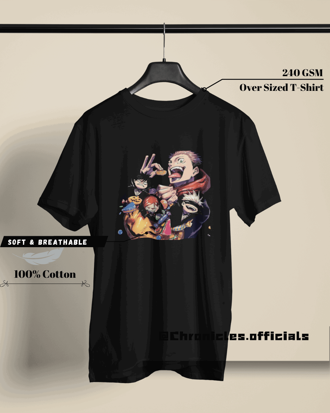 JJK Concept Art | Oversized T-Shirt | Jujutsu Kaisen - CHRONICLES