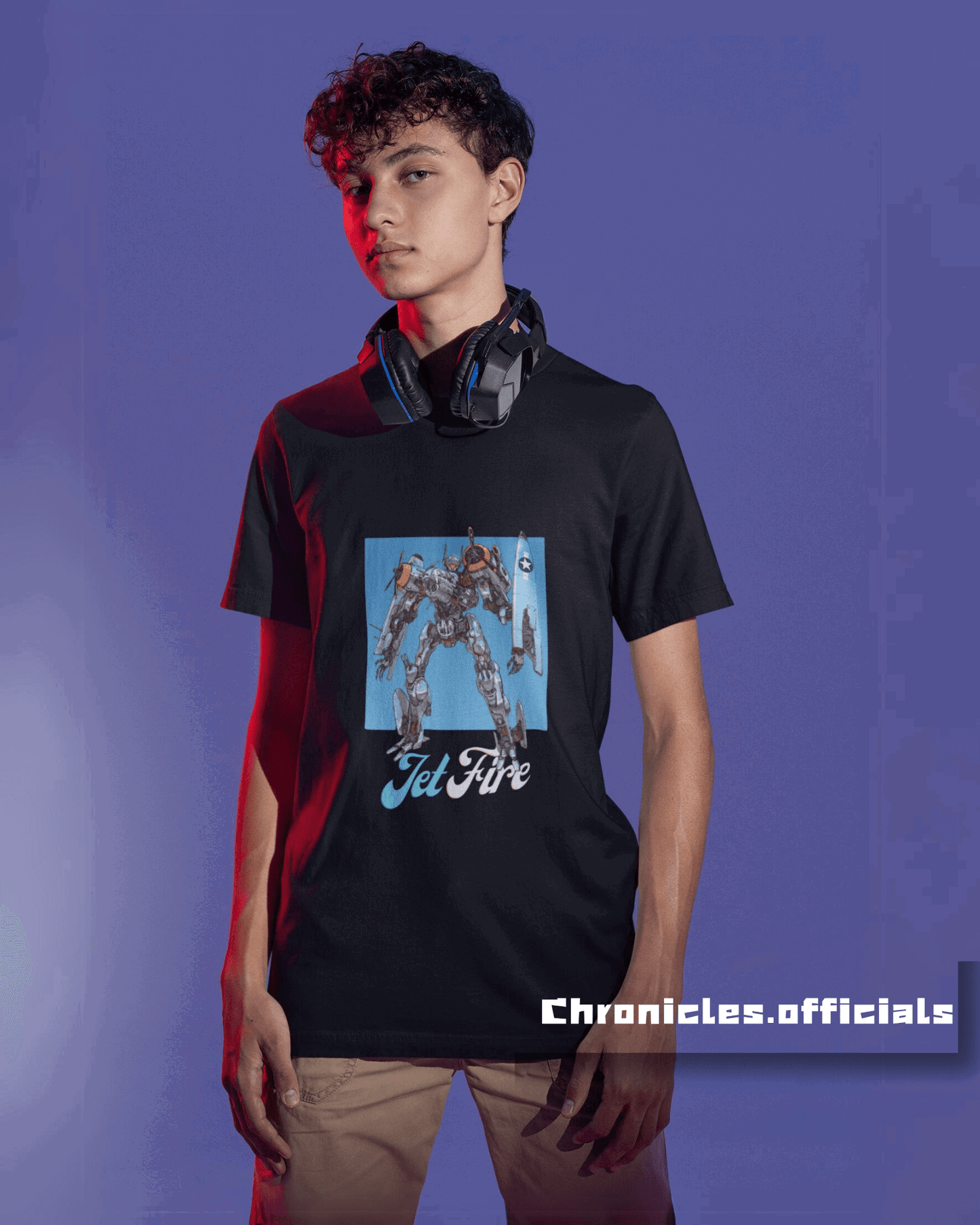 Jet-fire  | Oversized T-Shirt | Transformer - CHRONICLES