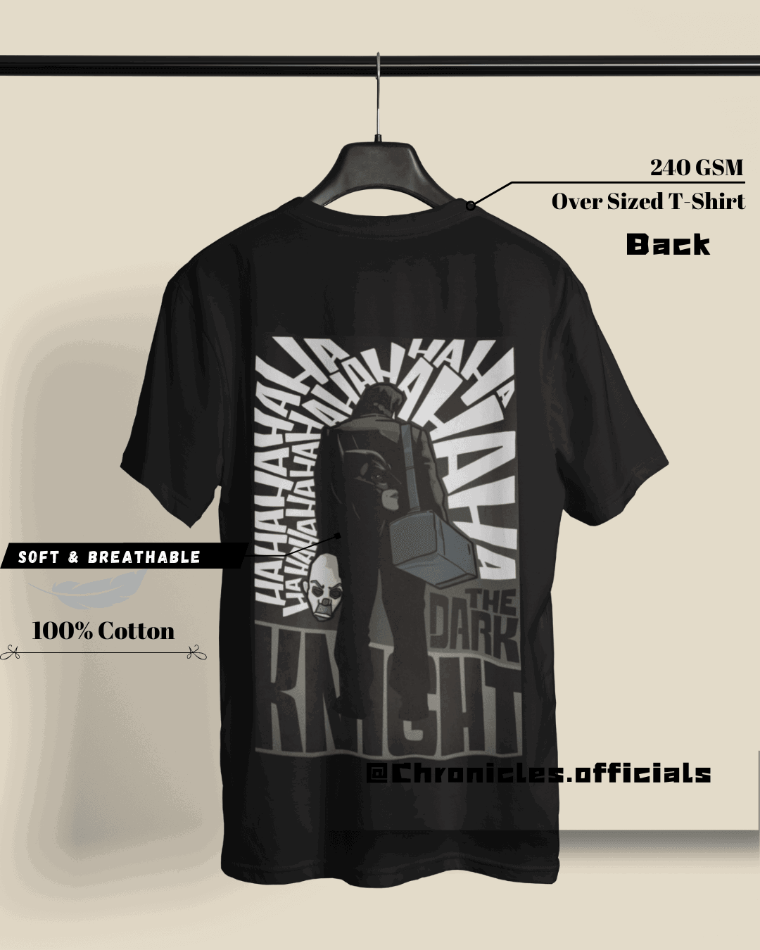Joker - Put on a Happy face | Oversized T-Shirt | DC Official - CHRONICLES