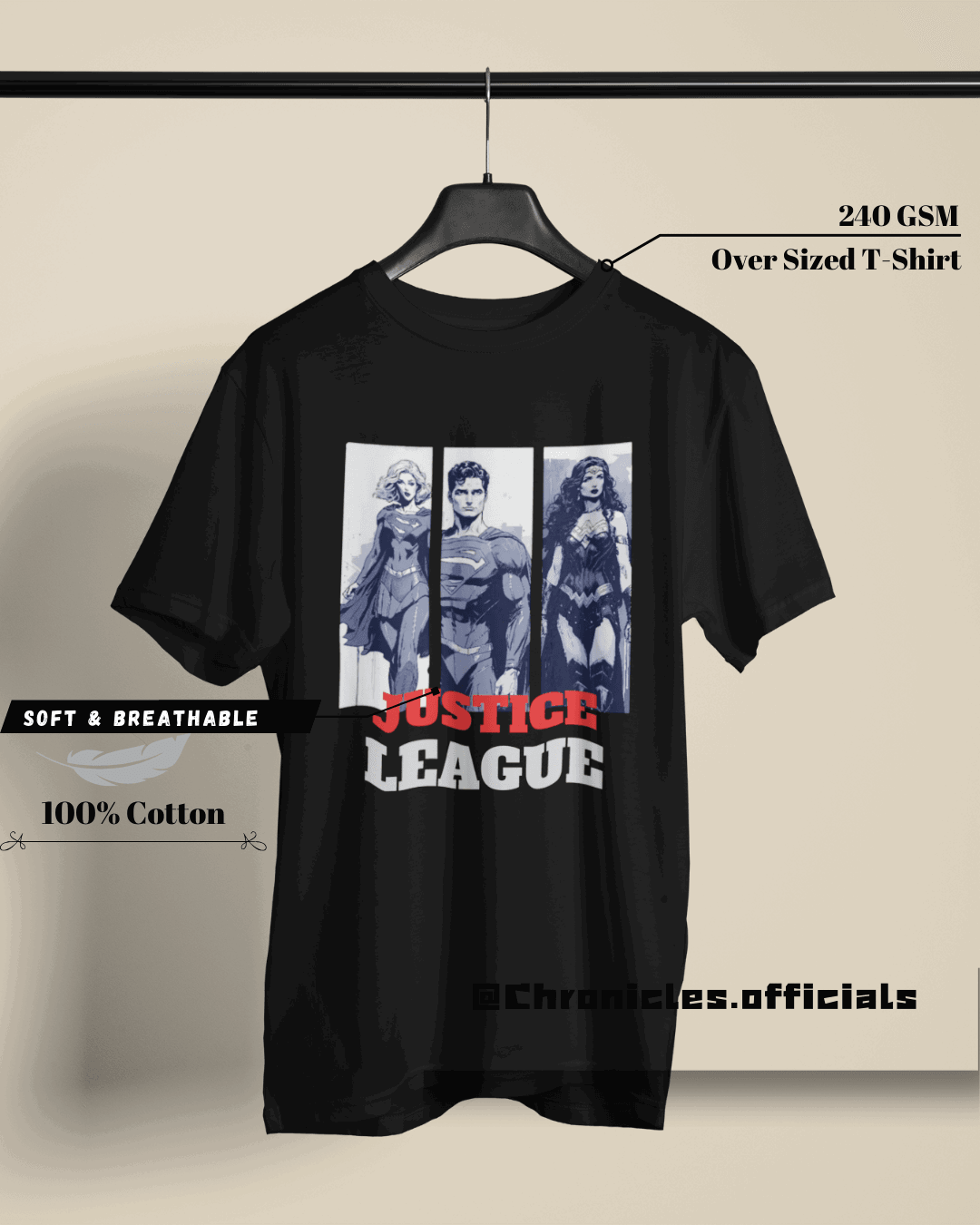 Justice League | Oversized T-Shirt | DC Official - CHRONICLES