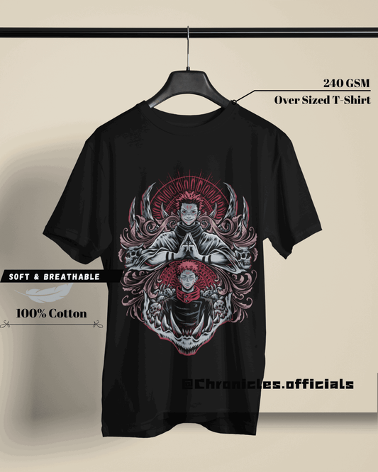 KING OF CURSES Sukuna | Oversized T-Shirt | Jujutsu Kaisen - CHRONICLES