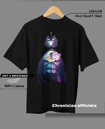 Khonshu in Action | Oversized T-Shirt | Moon Knight - CHRONICLES