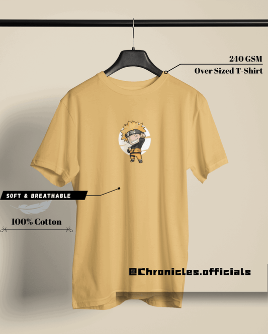 Kid Naruto Minimalistic | Oversized T-Shirt | Naruto - CHRONICLES