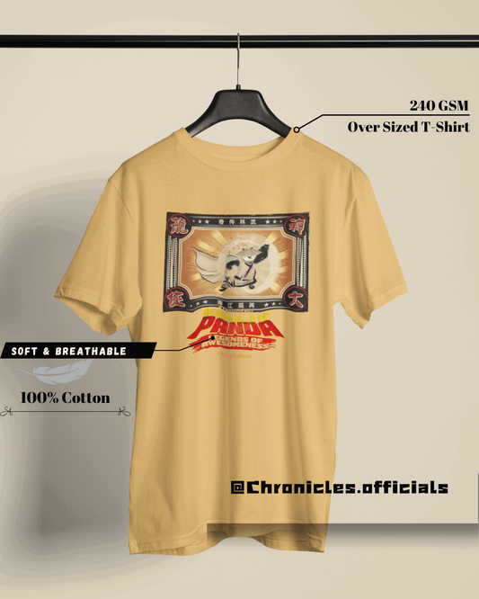 Kung Fu Panda - Japan Inspired Art | Oversized T-Shirt | Kung Fu Panda - CHRONICLES