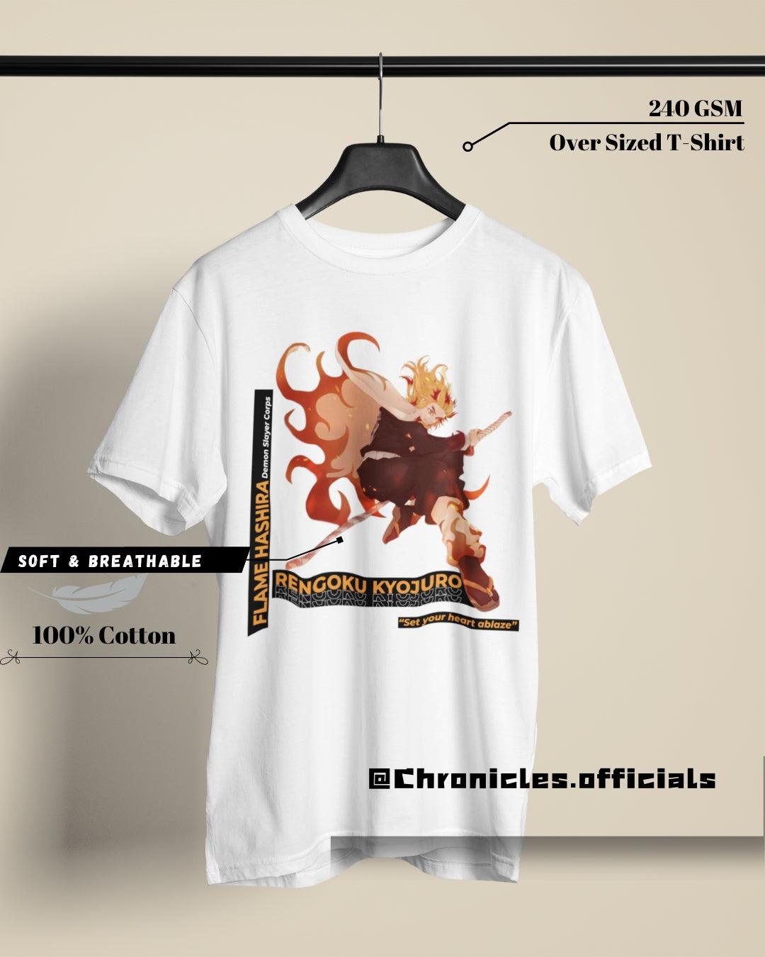 Kyōjurō Rengoku "Urban Design"| Oversized T-Shirt | Demon Slayer - CHRONICLES